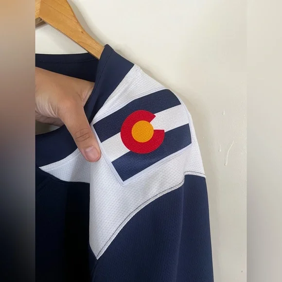 2021 Fanatics Colorado Avalanche Alternate Breakaway NHL Hockey Jersey Size L - Picture 5 of 7